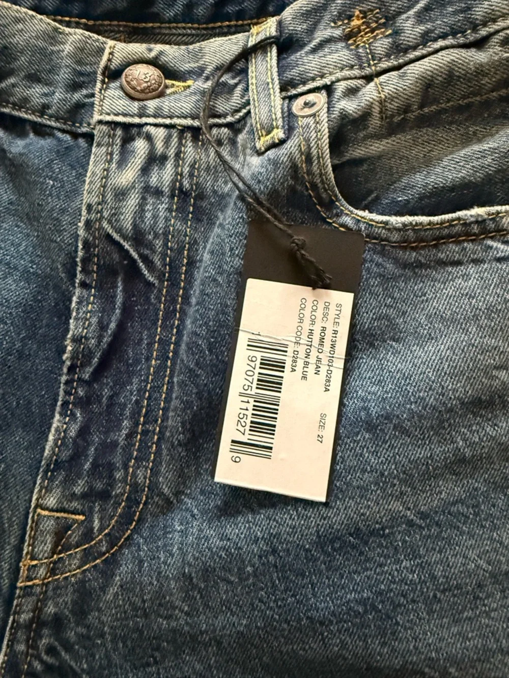 R13 Romeo Jean - Hutton Blue
Size 27 - Picture 6 of 10